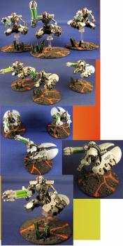 Necron Destroyers by hofzinser