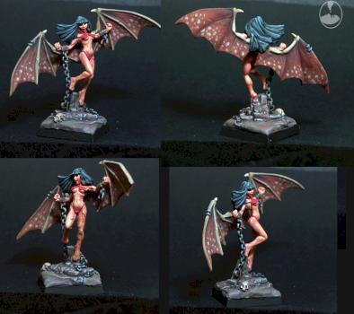 Chained Succubus by belminiart
