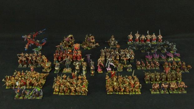 Warriors of Chaos Army by dave663