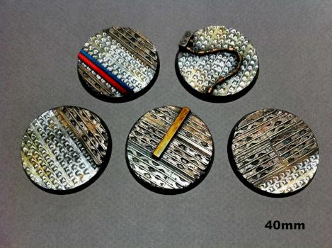 concrete rezin.bases for warhammer 40k by pest.gr