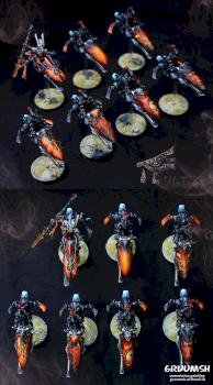 Eldar Windriders by Gruumsh