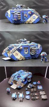 Land Raider Crusader ultramarine magnetized by Kito