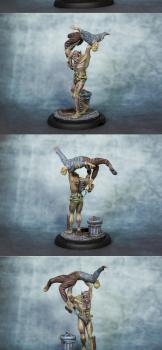 Flesh Construct with victim by Hellogre