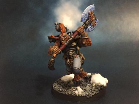 Space Wulfen w/ Great Frost Axe by Just Joel