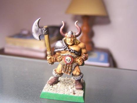 Barbarian with axe by morenosun