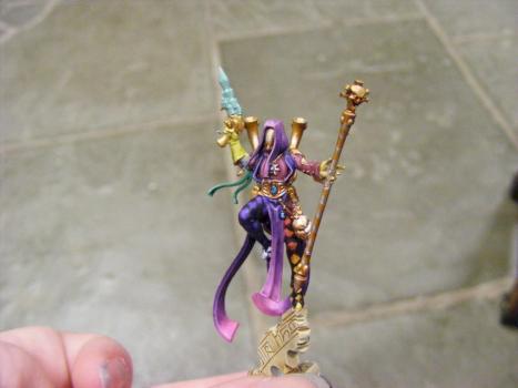 harlequin shadowseer by madgnomepainting