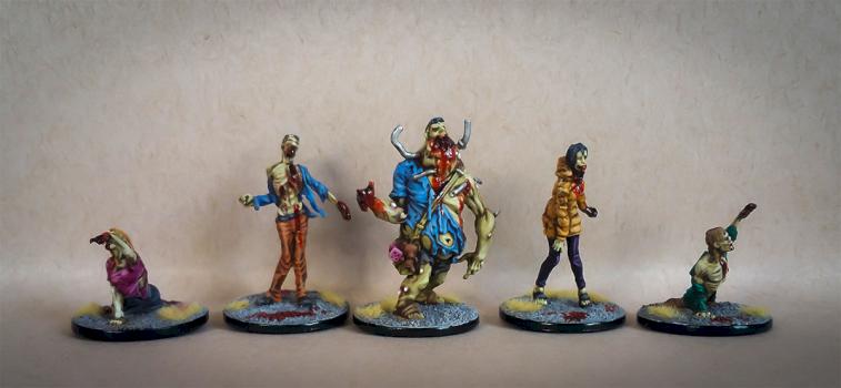 Assorted Zombicide Models by Grimlark