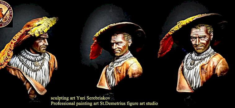 Landsknecht Bust scale 1/10 by st.demetrius figure art