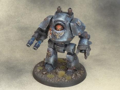 Ultramarines Contemptor Dreadnought by kharn123