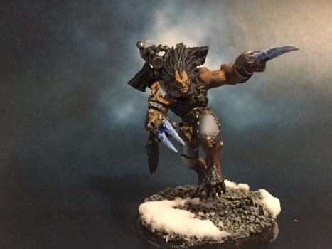 Space Wulfen w/ Frost Claws by Just Joel