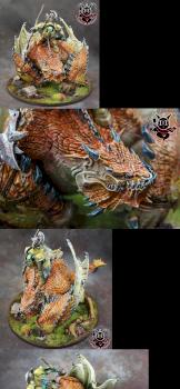 Maw-Krusha with Warboss by Iechine