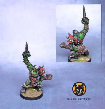 Varag Ghoulchewer - Classic Bloodbowl Ork by KujoPainting