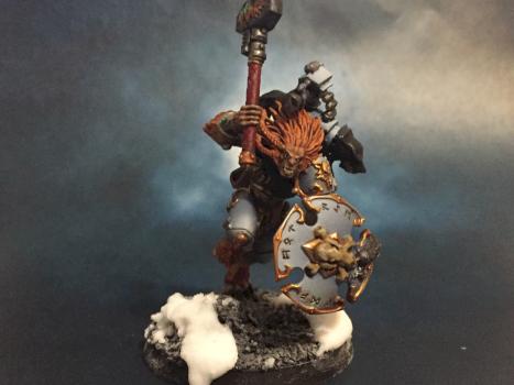 Space Wulfen w/ Thunder Hammer by Just Joel