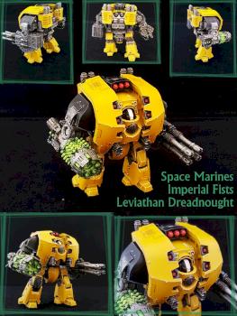 Space Marines Leviathan Dreadnought by Crissis