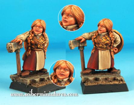 Dwarf Girl by Scibor