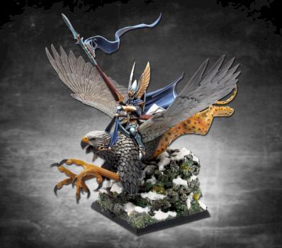 High elf prince on griffon by ptdesignstudio