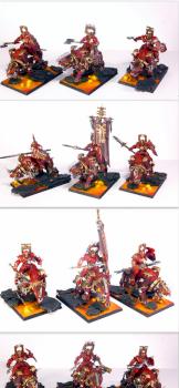 Chaos Skullcrushers of Khorne by thestudyofshadow