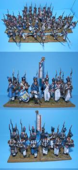 HAND PAINTED - Perry Napoleonic French Line Infantry by dygp2010