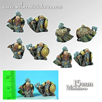Dwarves 15mm by Scibor