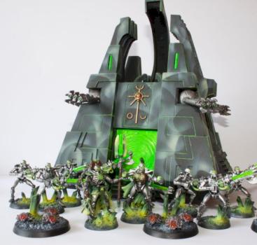 Necron Monolith by Kenderus