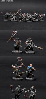 Chaos Cultists with Autopistols by BloodyBeast.com