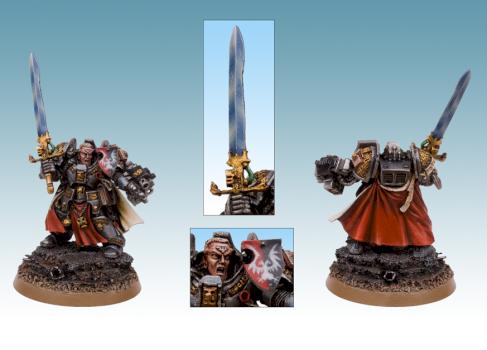 SPACE MARINES GREY KNIGHTS BROTHER CAPTAIN STERN by Fireknight