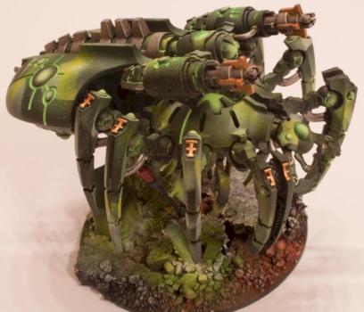 Necron Canoptec Spider by Kenderus
