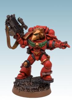 SPACE MARINES BLOOD ANGELS STERNGUARD VETERAN by Fireknight