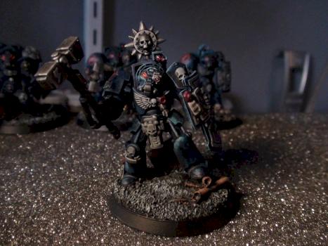 crimson fists terminator assault sergeant by gamingdaemon