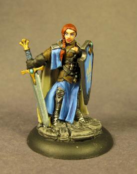 03364: Isabeau Laroche, Female Paladin by mikecarrero