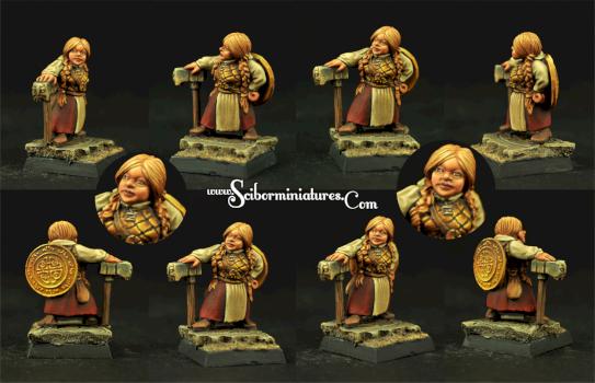 Dwarf Girl by Scibor
