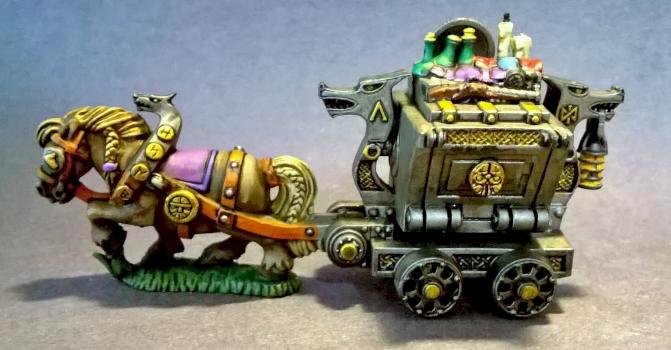 dwarf cargo pony by mikecarrero