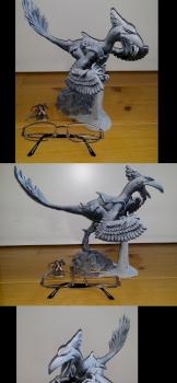 Custom cockatrice mount WIP by Cogni