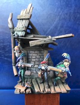 Arrivo a Mordheim diorama by Ilmazzo