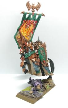 High Elf Mounted Battle Standard Bearer by Rich18144