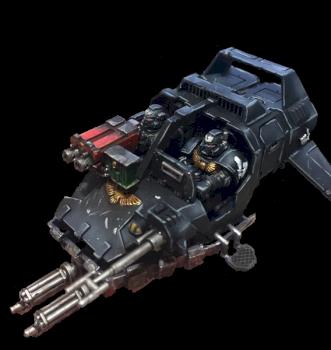 Ravenwing Land speeder by Pahaere