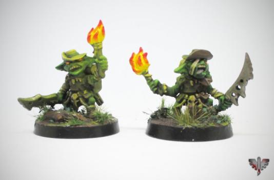 Pathfinder Goblin Pyros by Errant Painting