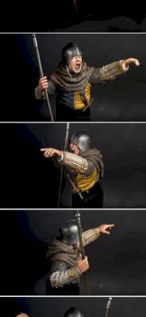 Medieval footman by Adv