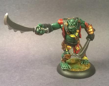 14643: Black Orc Warbringer by mikecarrero