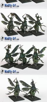 Plague Drones of Nurgle by MadFlyArtStudio