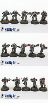 Space Wolves Scout Squad by MadFlyArtStudio