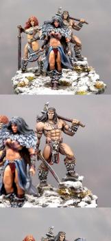 Conan, Sonja and Belit by RAFF
