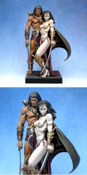 Conan and Bêlit by RAFF