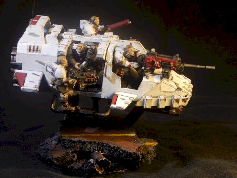 White Scars Scout Speeder by Getzome