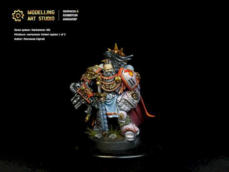 warhammer limited captain 1 of 2 by Modelling Art Studio