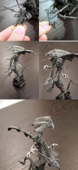 Wood Elf Lord (Highborn) on a Forest Dragon by fp_