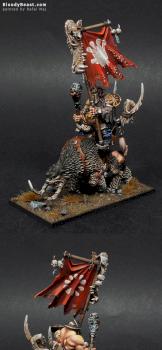 Ogre Mournfang Cavalry Standard by BloodyBeast.com