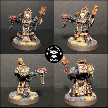 Space Marines Dark Angels Terminator Chaplain by Mens Paints Studio