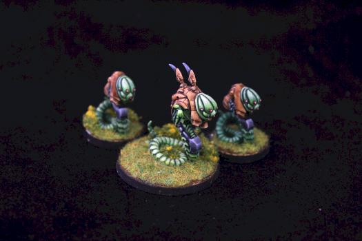 Shasvastii  Óbsidon Medchanoid and Slave Drones by Runka