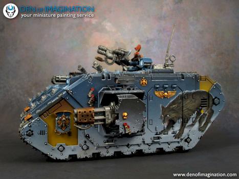 Space Wolves Landraider by DEN of IMAGINATION